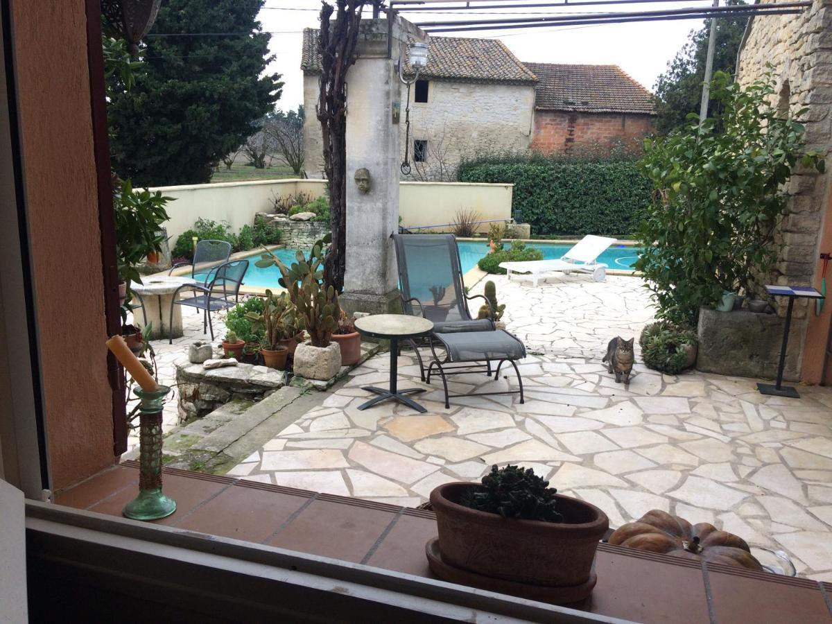 Chambre Dans Villa Charmante Vallabrègues Dış mekan fotoğraf